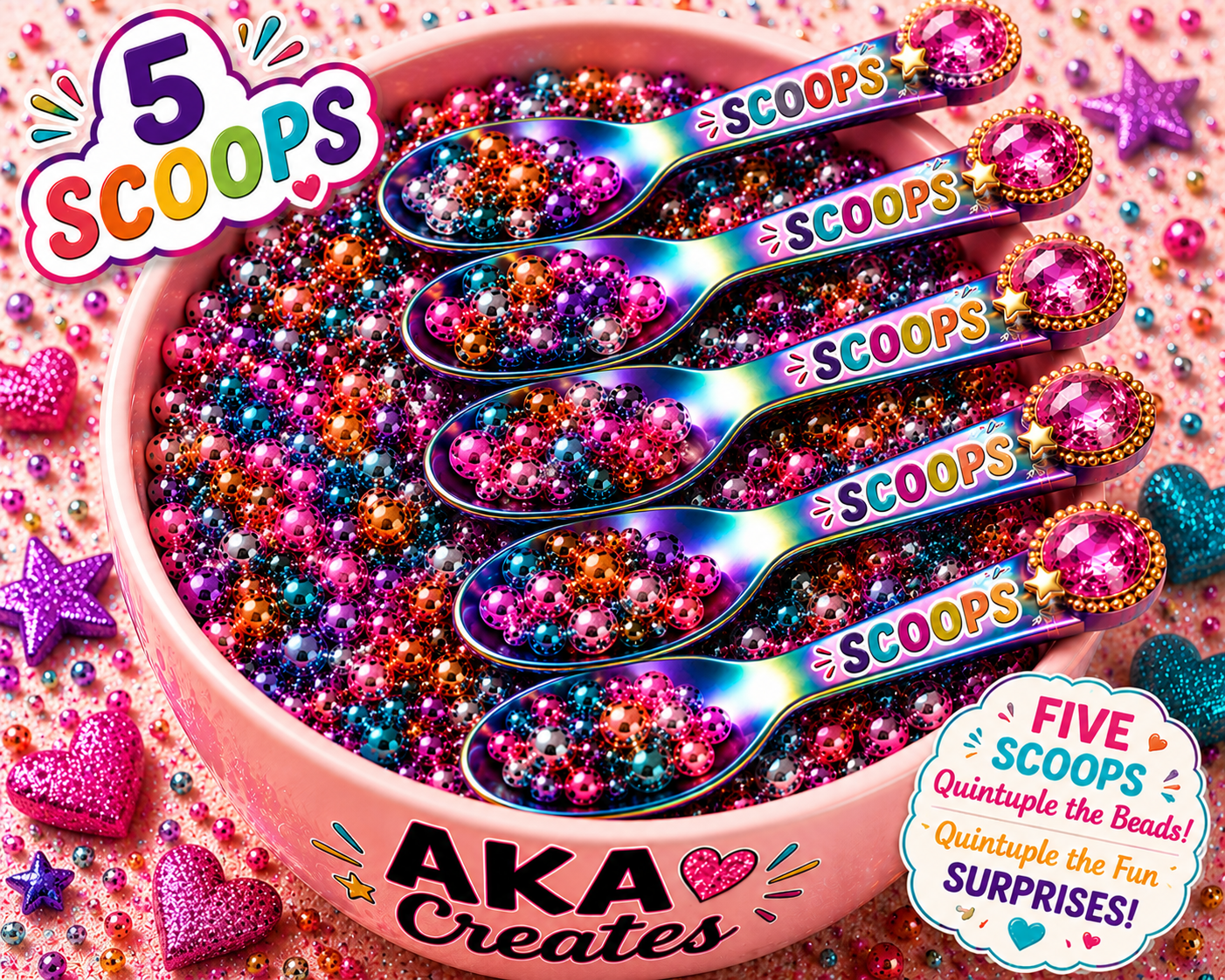 5 Sweet Summer Scoops + 5 Lucky Pops