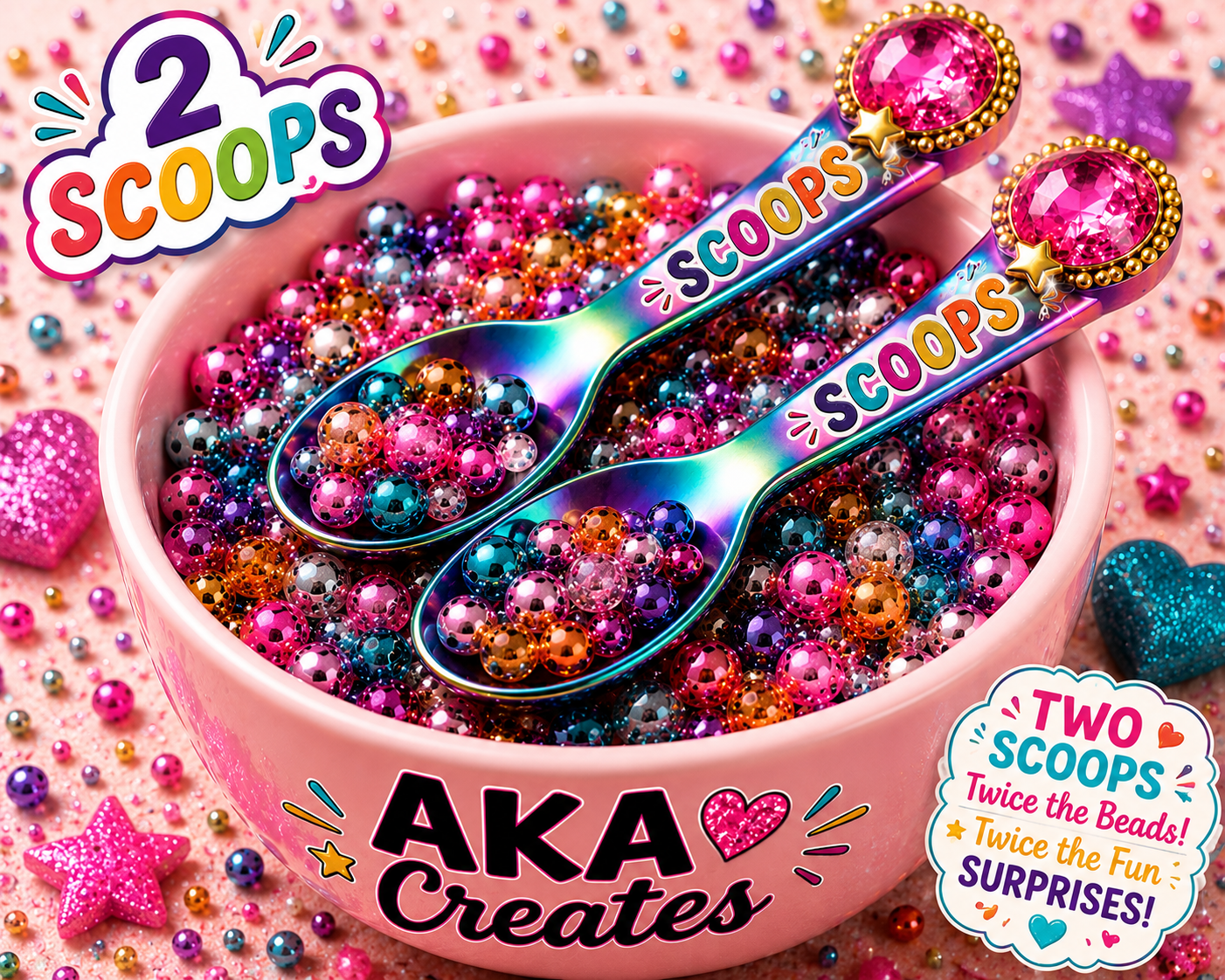 2 Sweet Summer Scoops + 2 Lucky Pops
